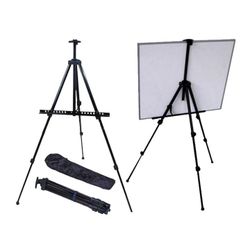 Metal Tripod Easel Display - Adjustable  Holds  Canvas - Floor/Tabletop Easel Stand, For Sign Display, Painting, Poster Board, Canvas - P
