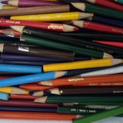 Hundreds of Colored pencils