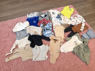 Size 3M Baby Boy Clothes Lot – 28+ Pieces (Gentle Used / No Stains)
