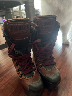 DSquared 2 Luxury Colorblock Pattern Heels 