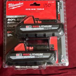 High Output Batteries X2 New 