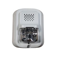 System Sensor P2WL-P Horn Strobe, Wall Mount, No Marking, White, Clear Lens