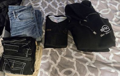 Boys Teen Clothes Bundle (True Religion, Pro Club, Urban Outfitters, Soccer Jersey