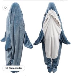 Shark Wearable Blanket Onesie