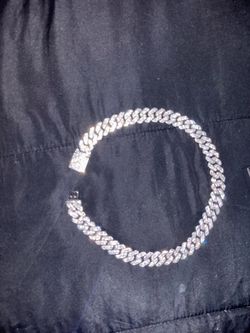 22 inch mossianite Cuban link