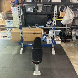 Bench Press, Barbell, Weight Set 