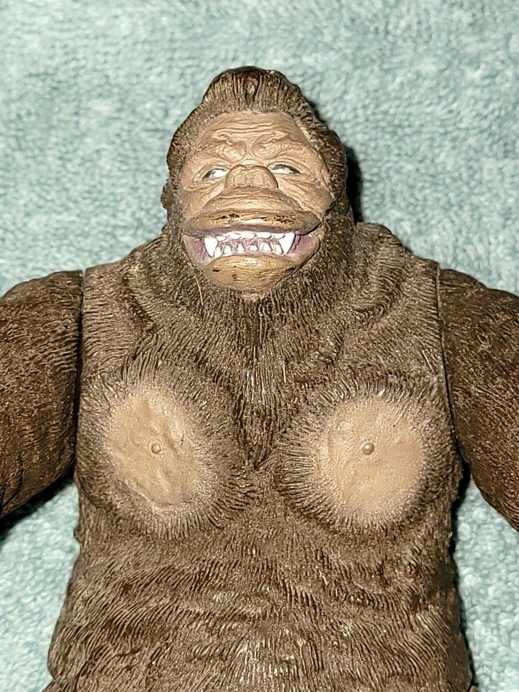 *** LIKE NEW, OUT OF BOX, 8" 1993 BANDAI TOHO KING KONG 1962 VS GODZILLA KAIJU ***