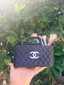Makeup brush holder caddy