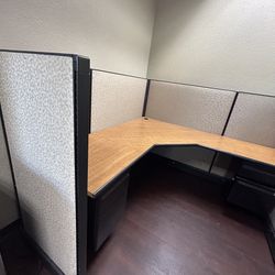 4 Person Office 6x6 Workstations w/ Task Chairs FREE LOCAL DELIVERY!