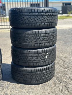 SET OF TIRE 225 40 18 CONTINENTAL 85% LIFE