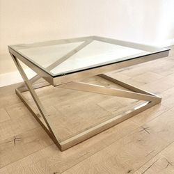 Metal Glass Coffee Table