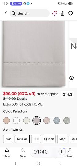 Twin XL sheets