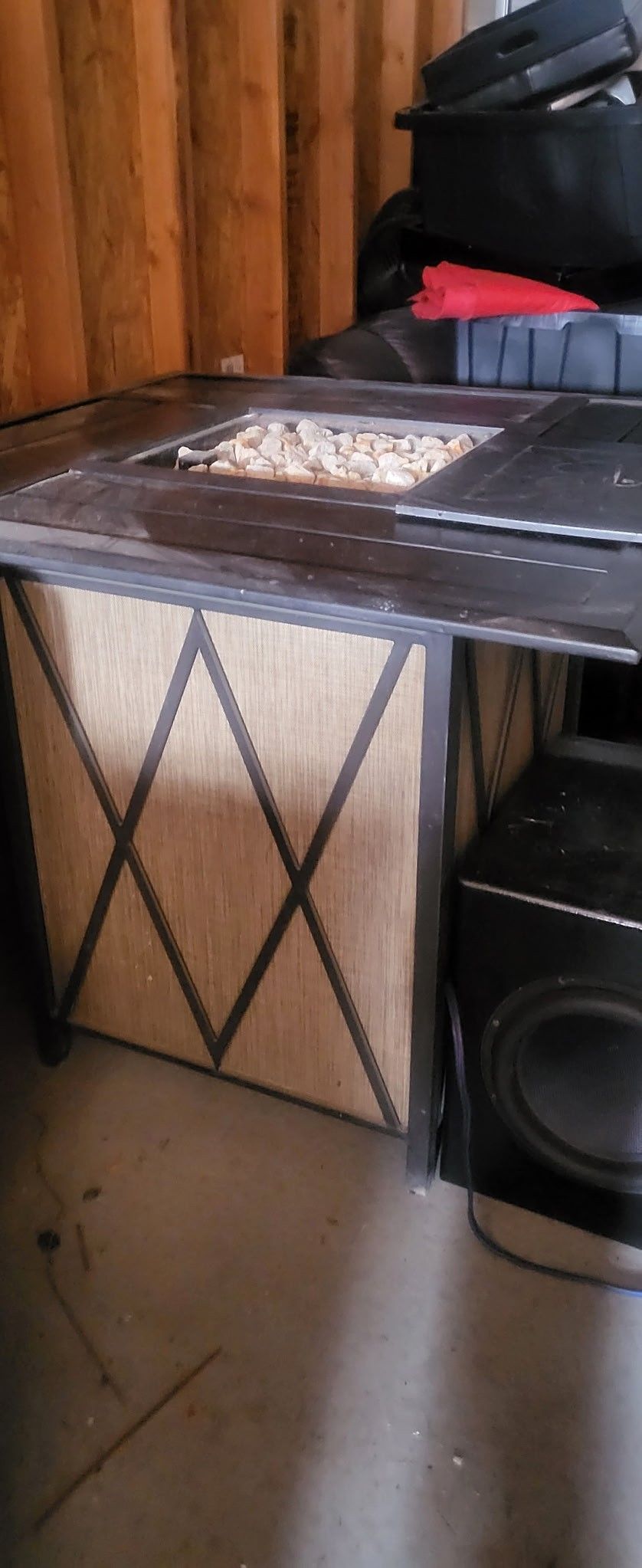 Table With Built In Firepla
