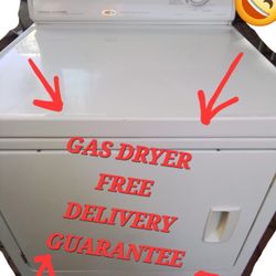 DRYER GAS FREE DELIVERY POSSIBLE GUARANTEE 60 DAY REFURBISHED CLEAN 