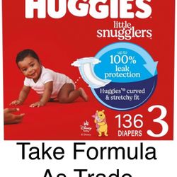 Huggies Size 3 Little Snugglers Diapers Pañales 