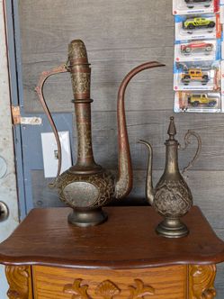Brass decorative teapots