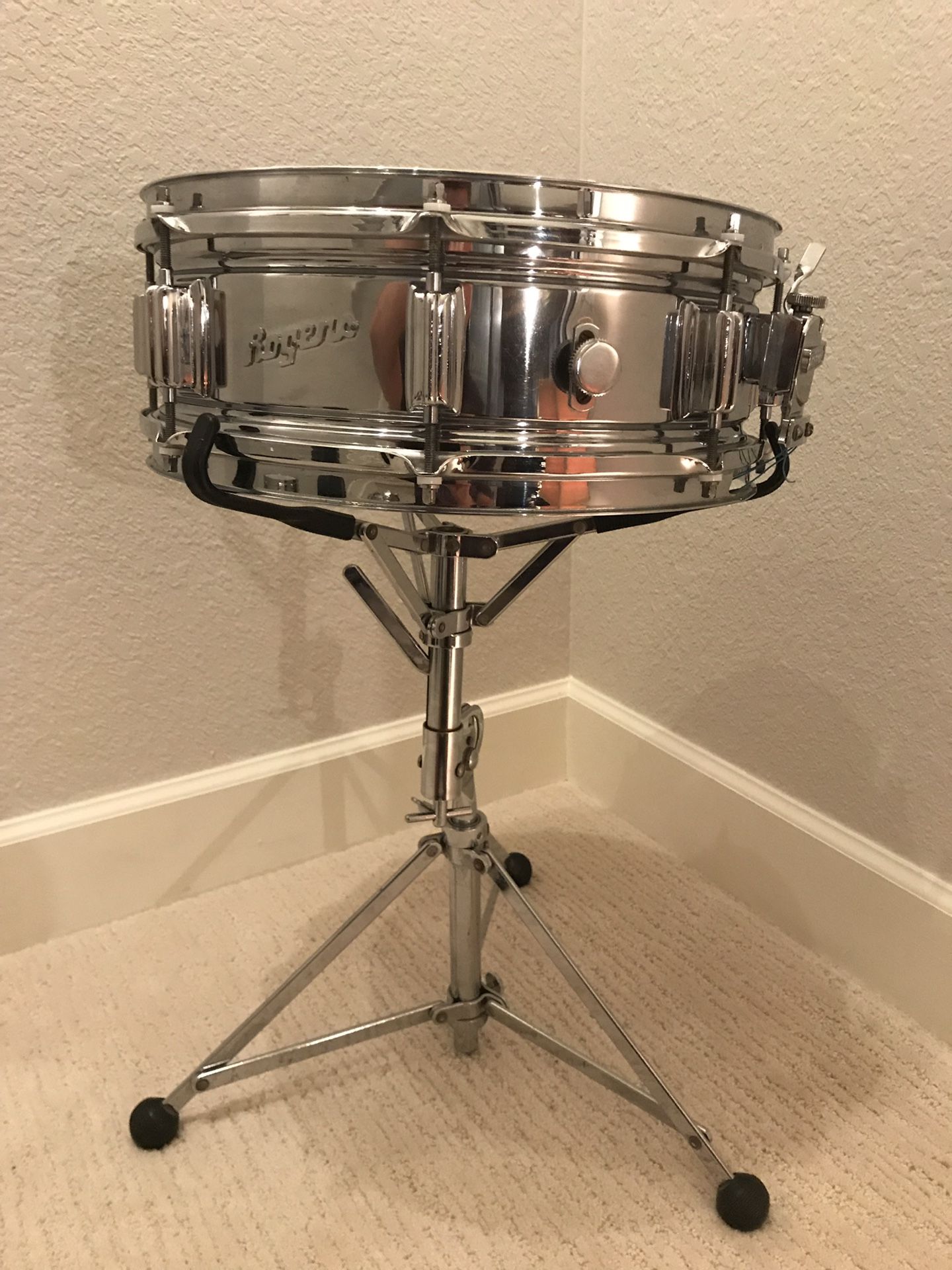 Vintage 1967 Rogers Powertone Snare Drum