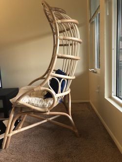 Rattan Cocoon Chair for Sale in Queens, NY - OfferUp