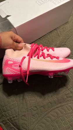 Nike Custom Mercurial Soccer Cleats Pink Size 5 M 4/ W 5.5