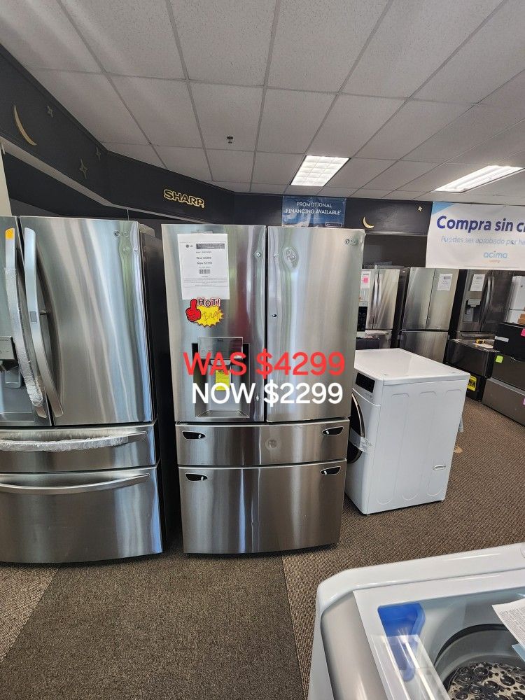 30 Cu. Ft. 4 Door French Door Refrigerator,  Door IN Door Full Convert Drawer