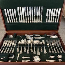 Full Set Of Antique Silverware 