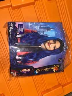 Disney Descendants 3 Evie Costume AND Wig Sz L kids