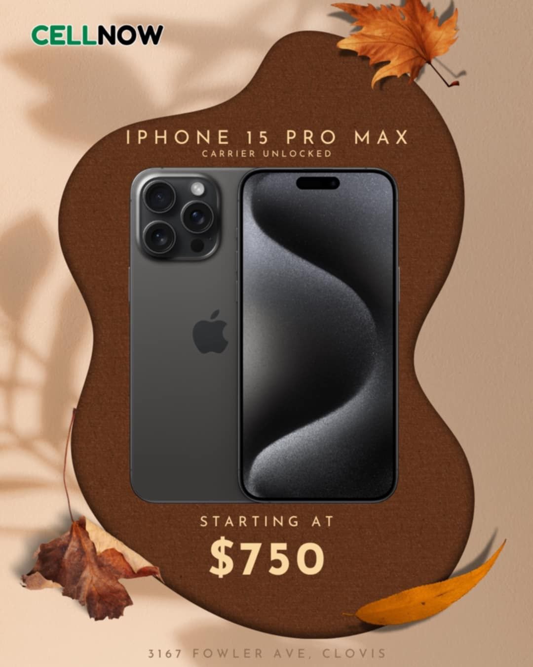 ๐ Fall Savings at Cellnow! ๐ Up to 50% OFF select items!