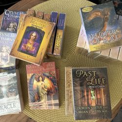 Lot Of 25 Oracle And Tarot Decks New And Sealed. No Guidebooks. 