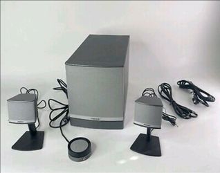 BOSE Companion 3 Series ll Multimedia Speaker System Set Deep Bass & Bose Sound
