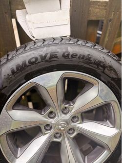 20” Ram 1500 Rims & Tires – 275/55R20 – 6 Lug – Clean Set