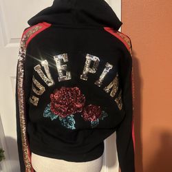 Pink sequins Hoodie 