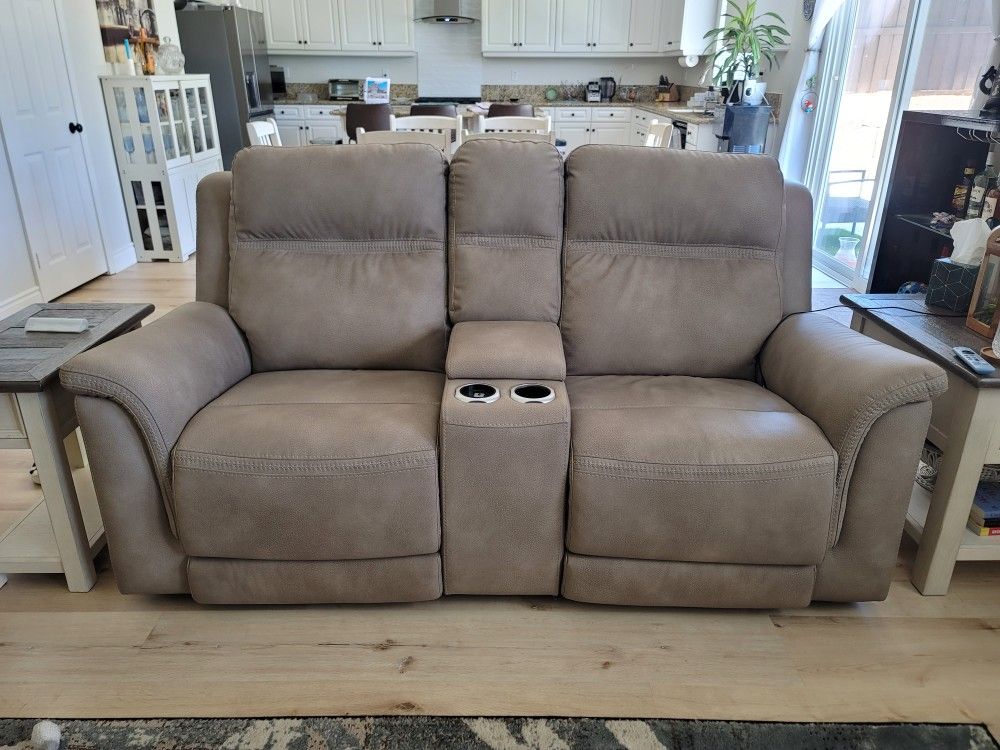 Micro Suede Couch. Loveseat