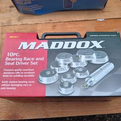 Maddox 10 Piece Bearing And Race And Seal Driver Set