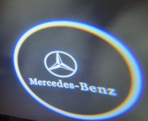 4 xlaser Led Door Lights For Mercedes Benz C -class