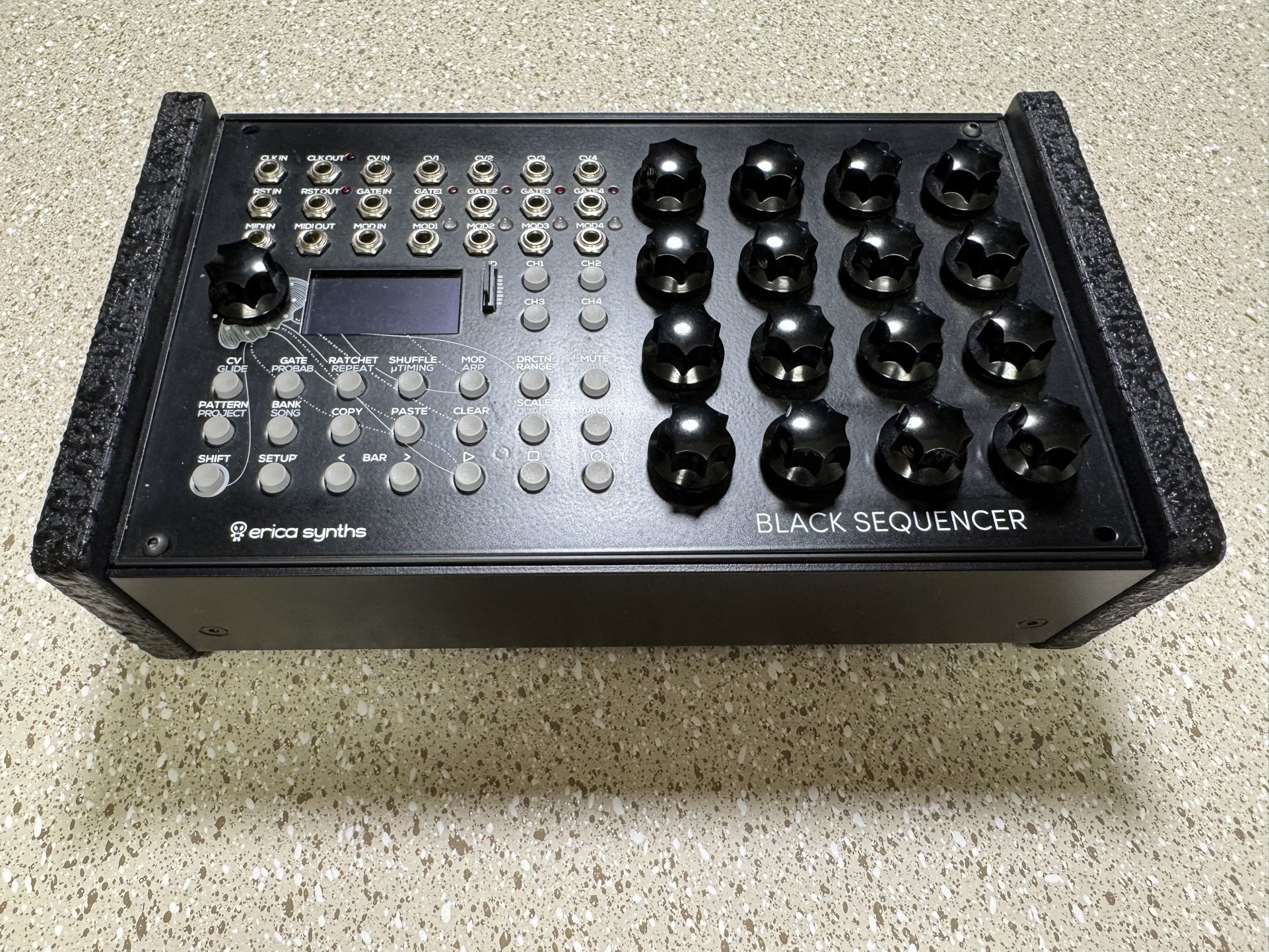 Erica Synths Black Sequencer Eurorack Module 2014 - 2020 - Black