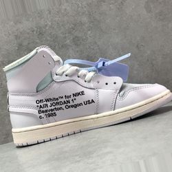 Jordan 1 High Off White White 16