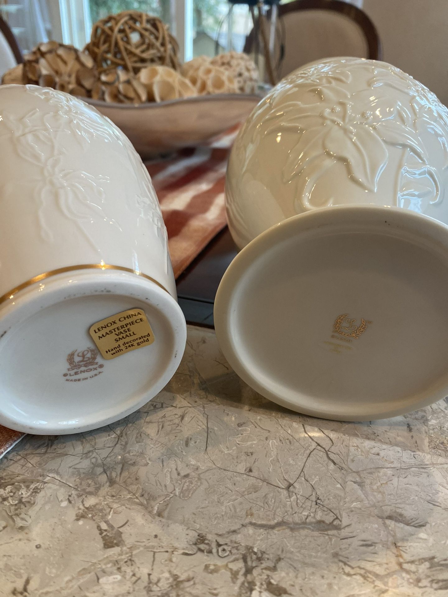 Lenox China Vases 