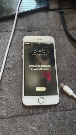 Apple iPhone – Disabled/Locked