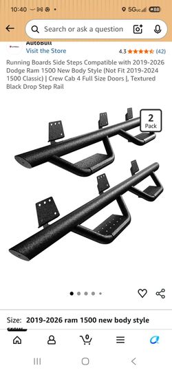 Ram1500 running boards