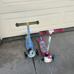 Kids Scooters Bluey & Hello Kitty