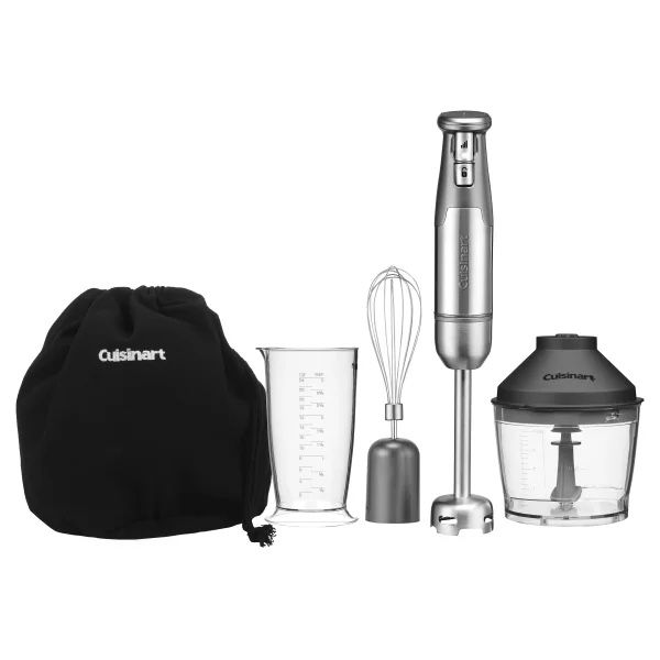 Cuisinart Immersion Variable Speed Hand Blender With Chopper Silver HB-950PC