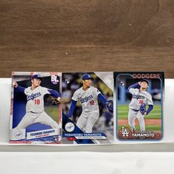 Yoshinobu Yamamoto Topps Rookie Card 