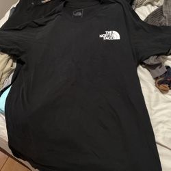 The North Face Black Large White Letters