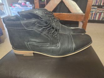 Steve Madden Black Kaplan Boot For Men Size 15 EX CONDITION