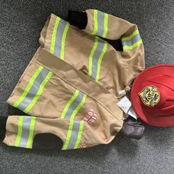 Kids Fireman costume 2-4T