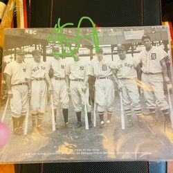 Vintage 1936 MLB All Star Game Photo (cardboard Back, No Frame)