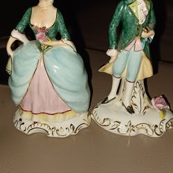 Vintage Coventry Victorian Henri And Mimi Figurines 
