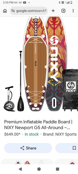 NIXY Newport Inflatable Paddleboard 10'6" Ibiza