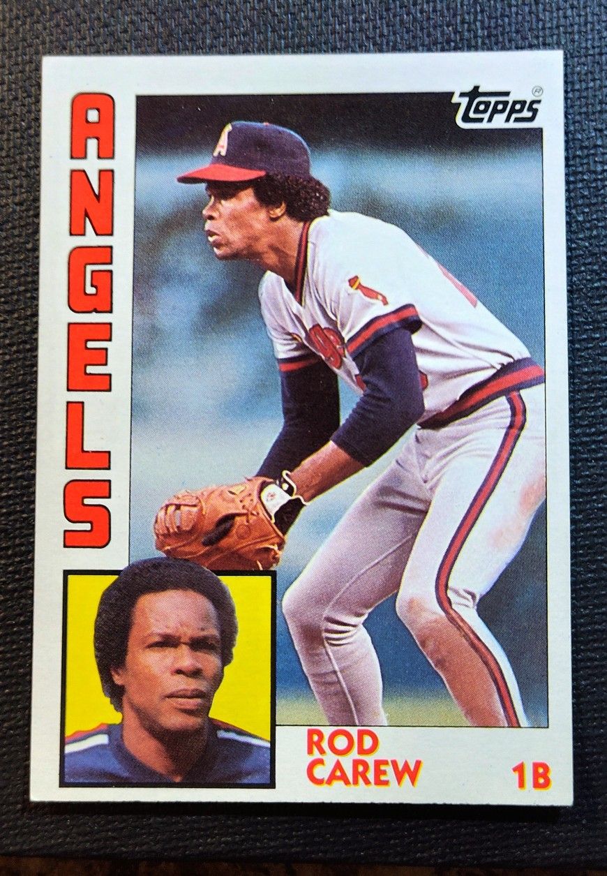 1984 Topps Baseball Card #600 Rod Carew