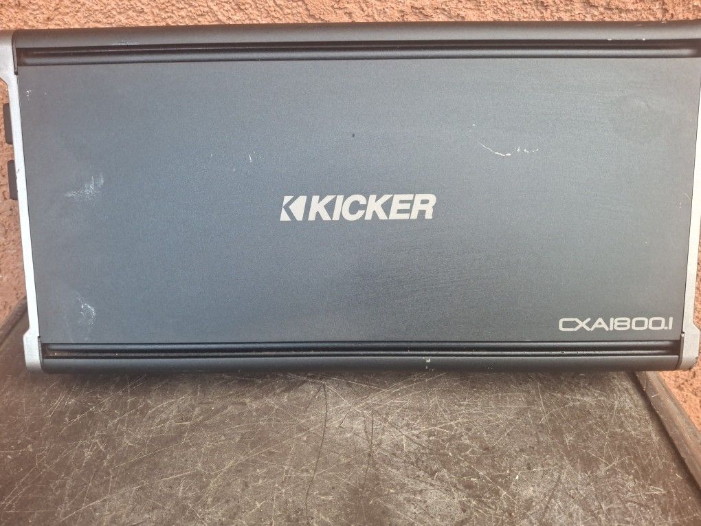 AMPLIFICADOR AMPLIFIER KICKER 1800.1 MONO BLOCK GOOD CONDICIÓN ABLO ESPAÑOL